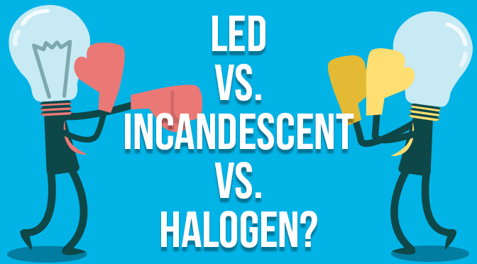 Comparison Chart Led Lights Vs Incandescent Light Bulbs Vs Cfls