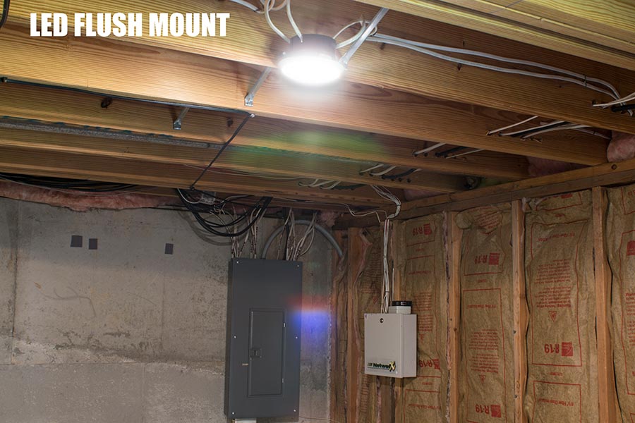 Basement Junction Box Flush Mount Ceiling Led Light Led Super Bright Leds