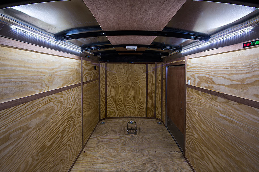led-light-strip-inside-enclosed-trailer - Super Bright LEDs