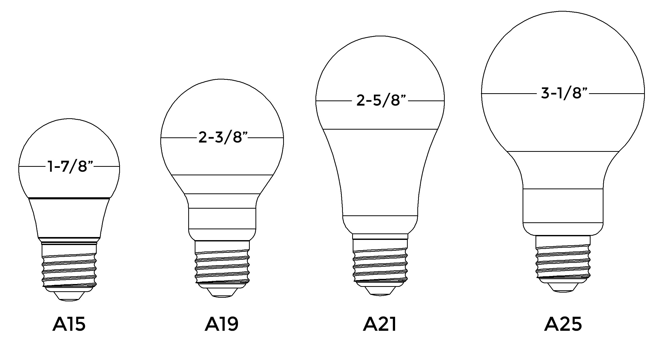 Home Lighting 101 A Guide To Understanding Light Bulb Shapes Sizes And Codes Super Bright