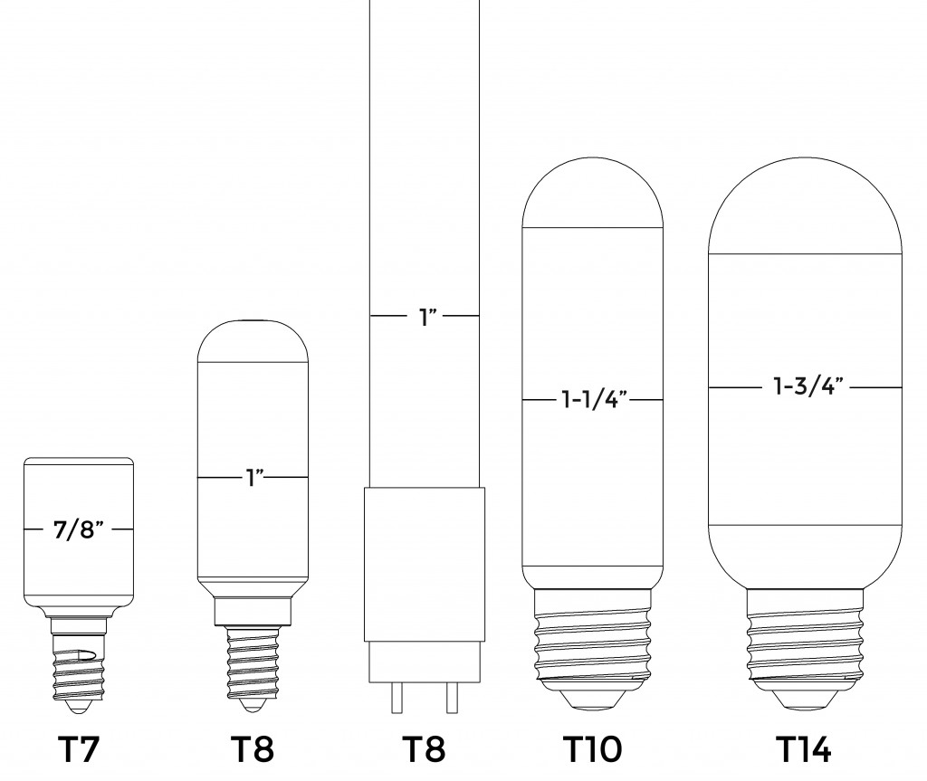 T bulb drawings