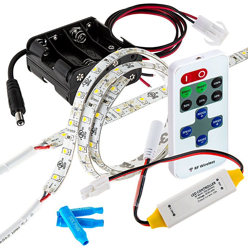portable LED strip lights kit