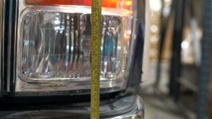 how to adjust headlights - measuring headlight center 2