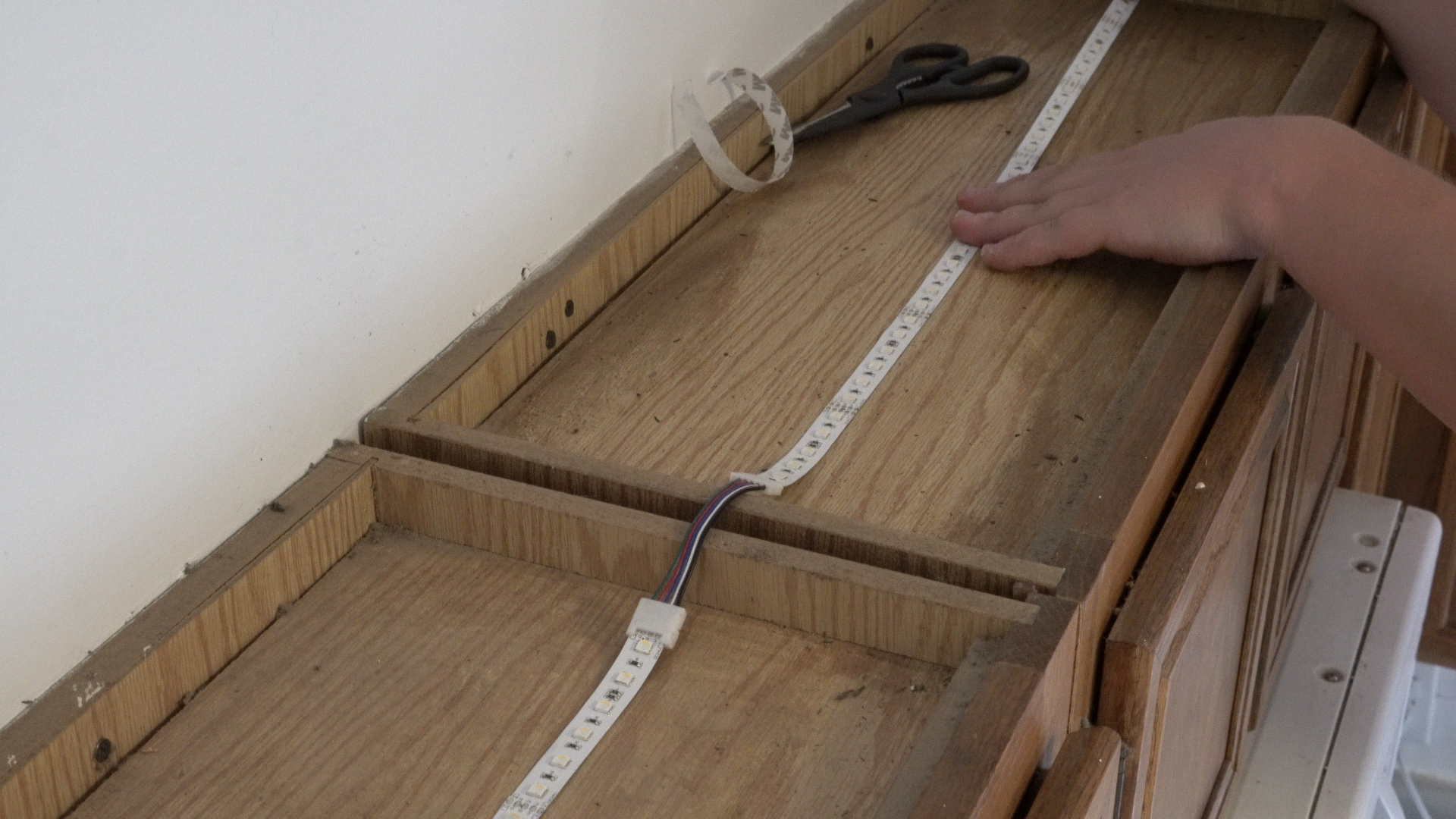 Above-Cabinet Lighting: How to Install LED Strip Lights - step 7