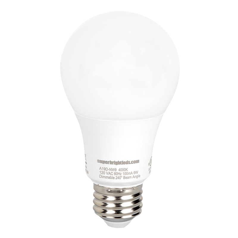 light bulb base types - A19 led bulb