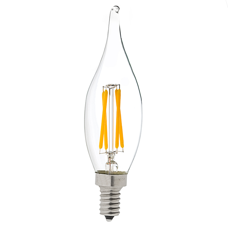 light bulb base types - CA10 LED candelabra bulb