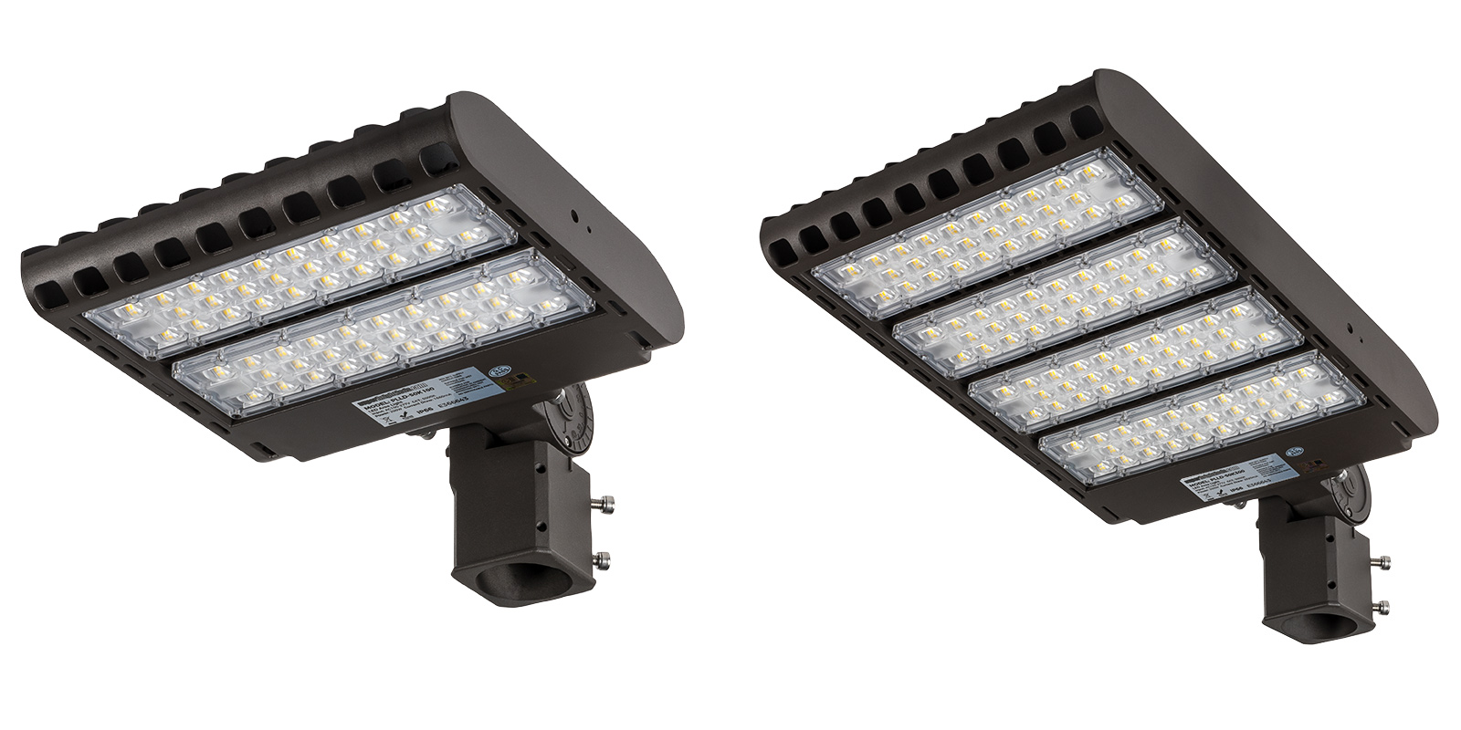 LED parking lot lights/area lights - fixture styles