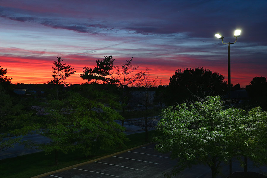 LED restaurant lighting - LED parking lot lights