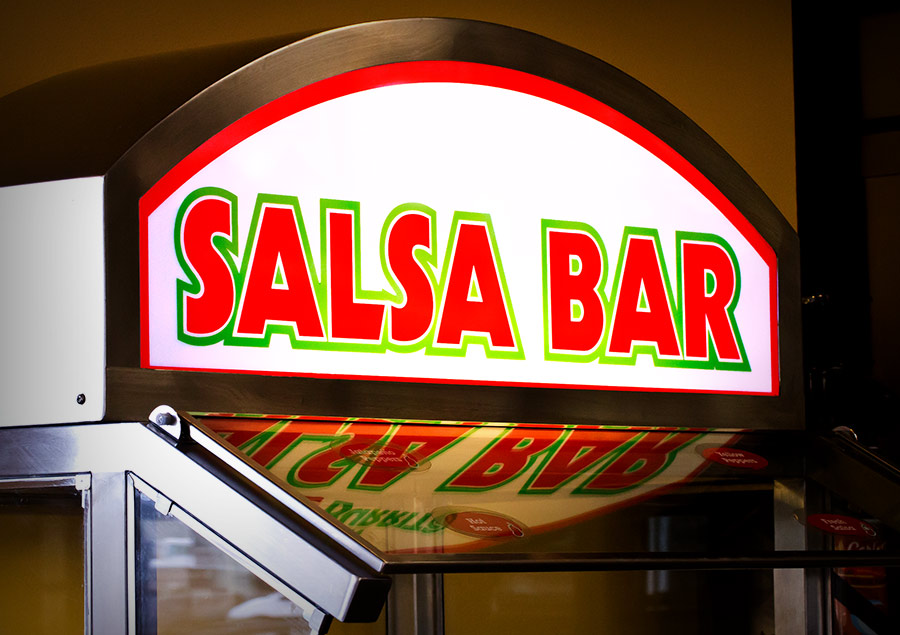 LED restaurant lighting - sign modules