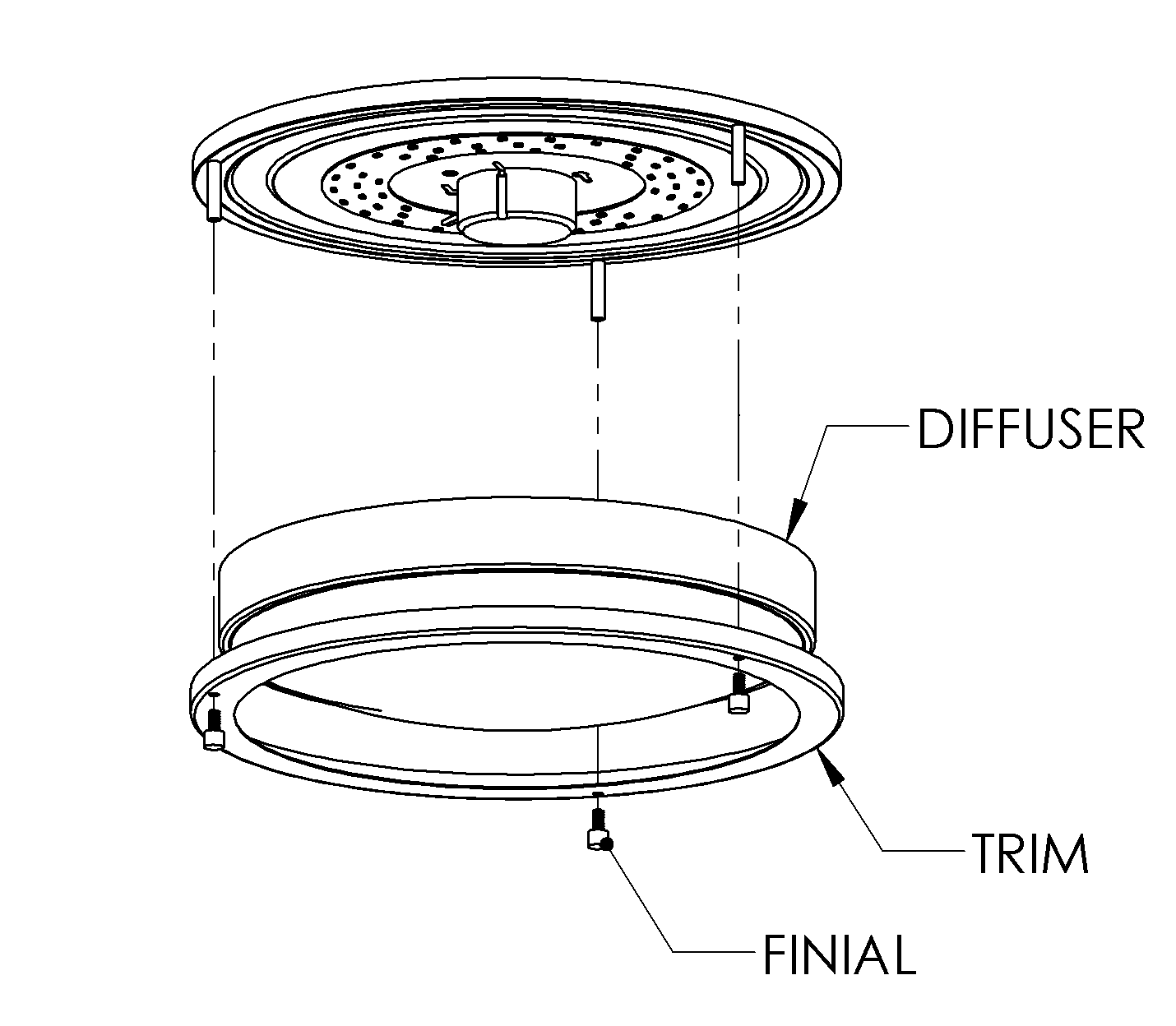 16 Flush Mount Led Ceiling Light W Brushed Nickel Or Oil Rubbed Bronze Housing 100 Watt Equivalent Dimmable 1 600 Lumens Warm White