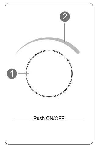 dimmer wireless key led switch