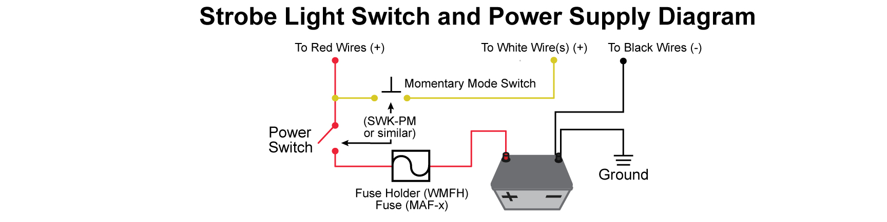 3 Wire Strobe Light Wiring Diagram