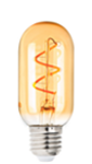 T14 Carbon Filament Style w/ Gold Tint