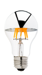 Silver Tipped LED Filament Bulb
