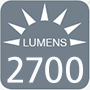 2700 lumens