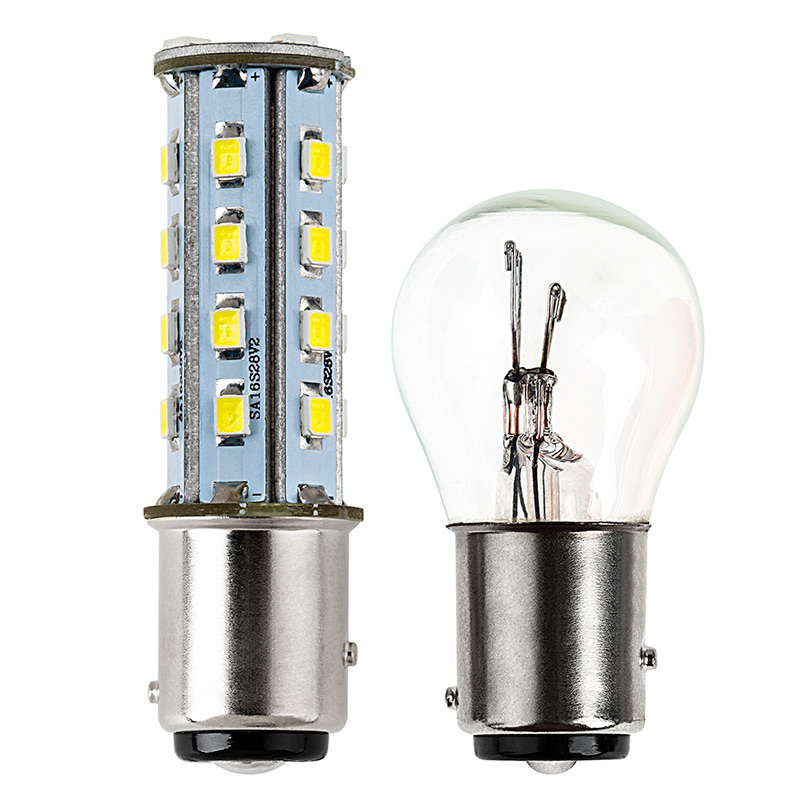 1157 LED Bulb - Dual Function 28 SMD LED Tower - BAY15D Retrofit | LED ...