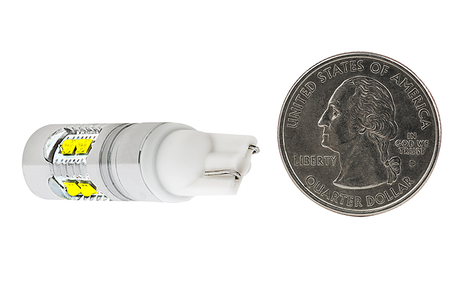 921 LED Landscape Light Bulb w/ Focusing Lens 10 SMD LED Tower