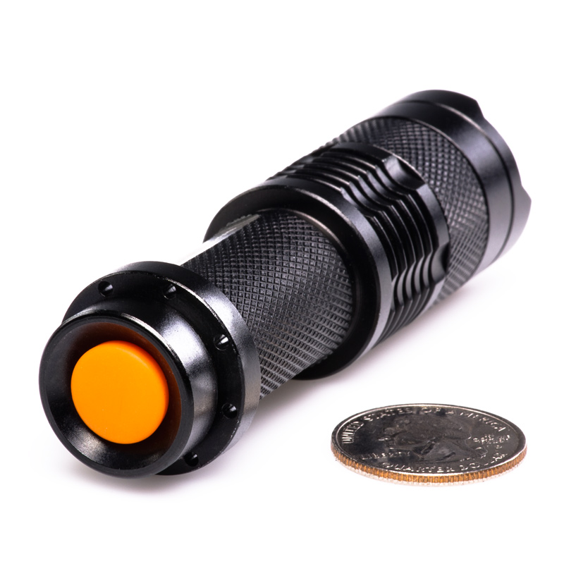 3 Watt LED Flashlight with Variable Focus Zoom Lens 180 Lumens