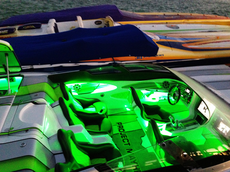 Flexible Bright Green  300 Leds Waterproof 12V 5M LED Strip Lights For Car Boat 