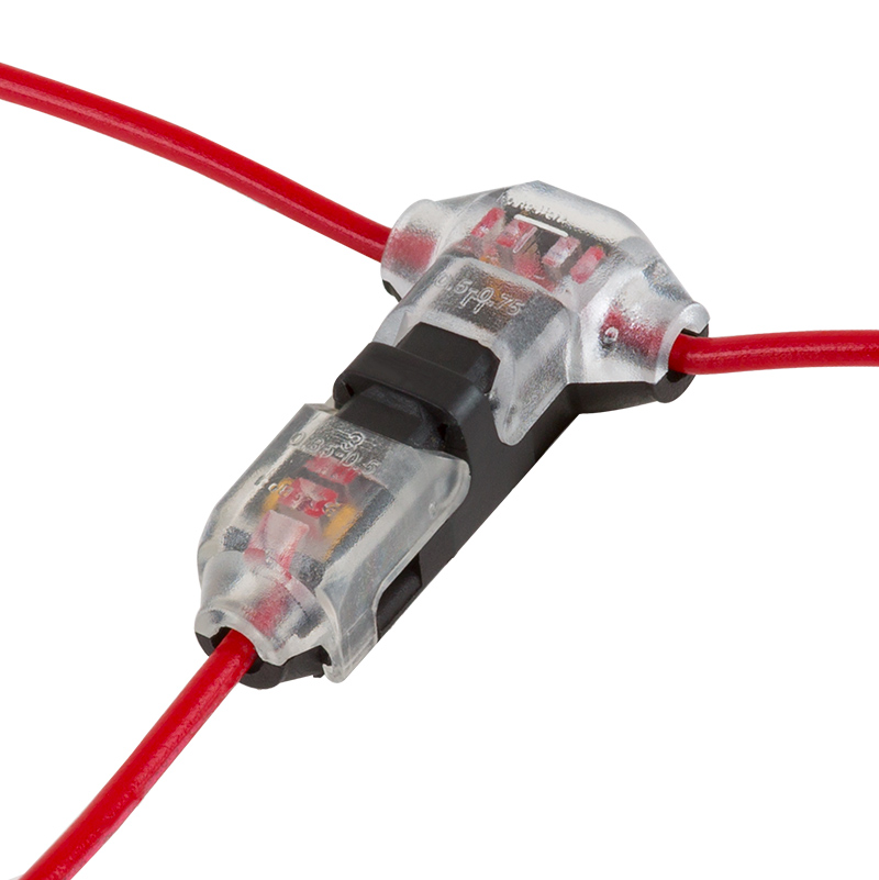 Wire splice connectors Pack of 12 Quick T Tap Connectors Solderless T type 1 