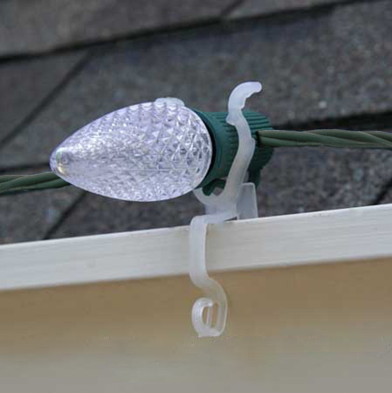 clips gutter lights clip gutters outdoor guide plus c9 hooks hanging hang metal hangers 1110 holiday sizing inside proportions dimensions