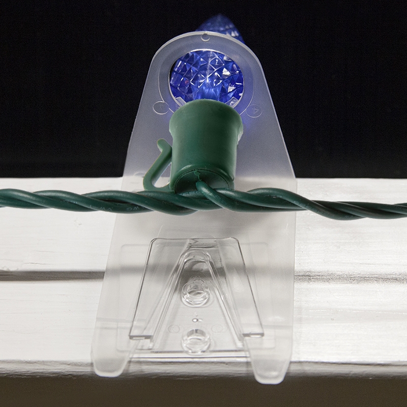 Shingle Tabs for Christmas Lights 100 Pack Super Bright LEDs