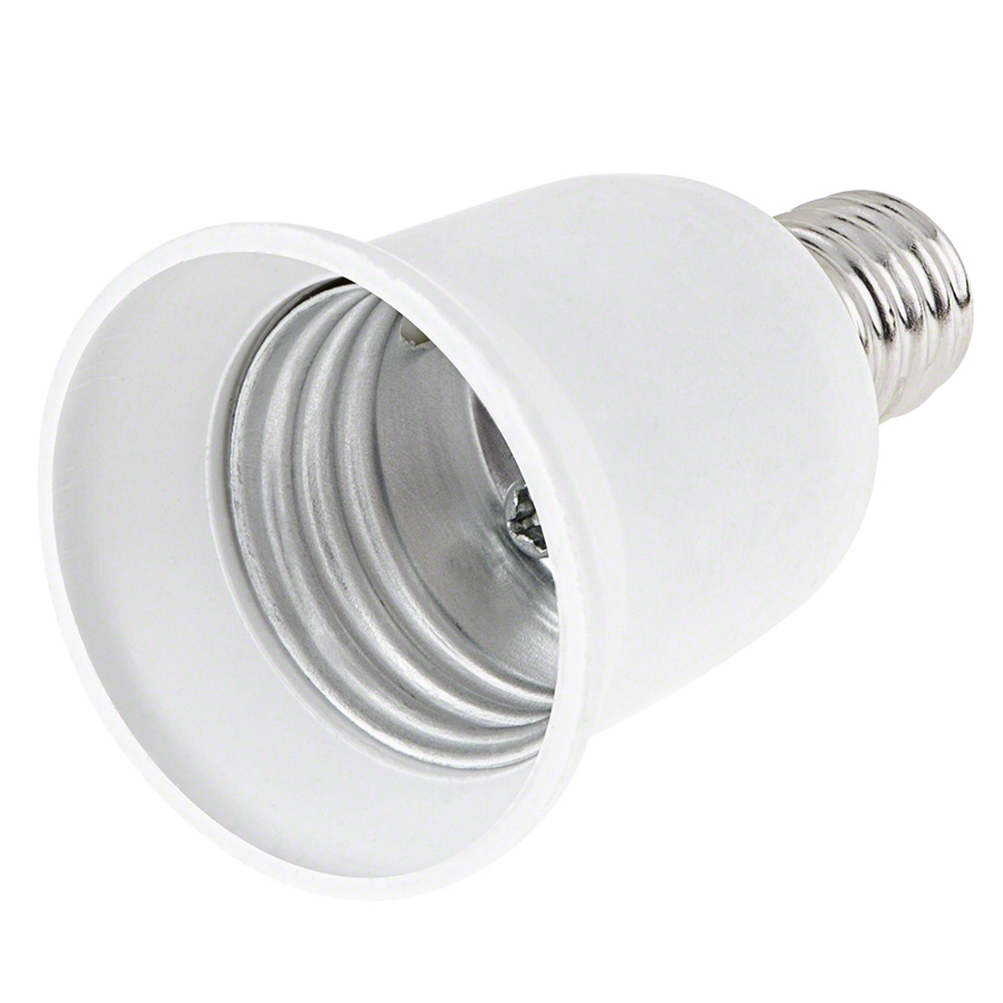 Details about   5 x E14 to E27 Base LED Light Lamp Bulb Adapter Converter Screw Socket Adaptor