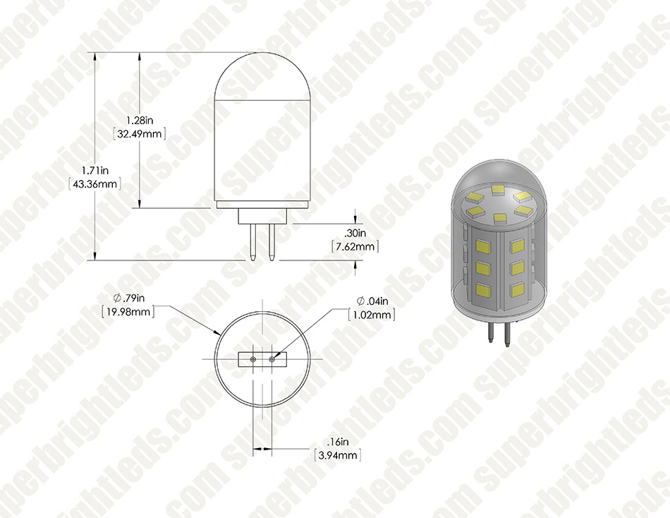 G4 LED Bulb - 35 Watt Equivalent - Bi-Pin LED Bulb - 320 Lumens