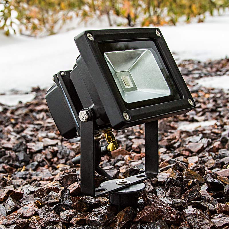 Ground Mounting Stake 10w Led Flood Light Commercial Landscape 