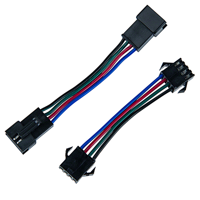 attaching led strip connector 4 pin