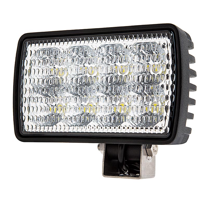 LED Work Light 6" Rectangular 24W 1,800 Lumens LED Auxiliary