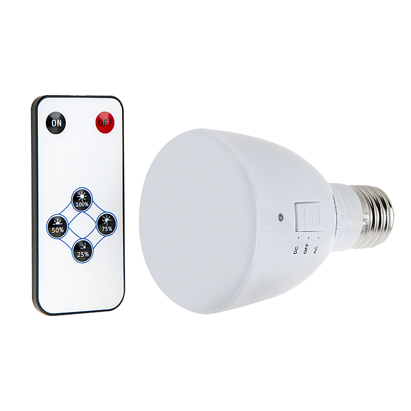 Rechargeable Smart LED Bulb 4X12W Emergency Light Household Portable White Light 