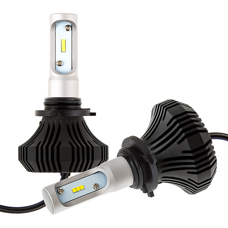 SNGL HB3 9005 LED High Beam Headlight Bulbs Conversion Kit Super Focused Adjustable Beam 5500K White 