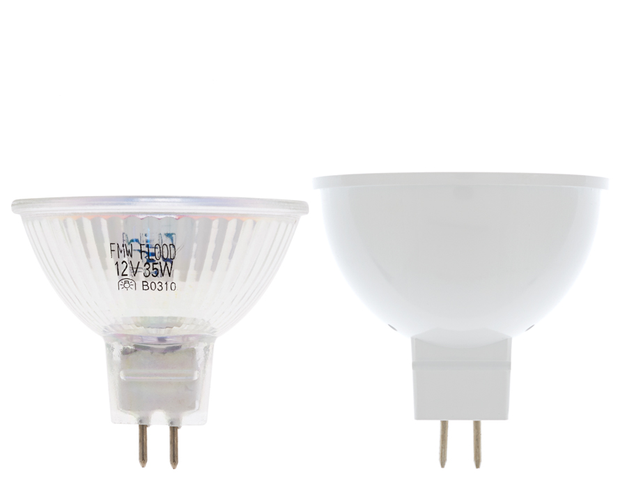 Non-Dimmable 40° Beam Angle 12 Volt Lintelek MR16 Light Bulbs MR16 GU5.3 LED Spotlight 5W 450lm 10 Pack MR16 LED Bulbs 50W Halogen Bulb Equivalent Warm White 4000K
