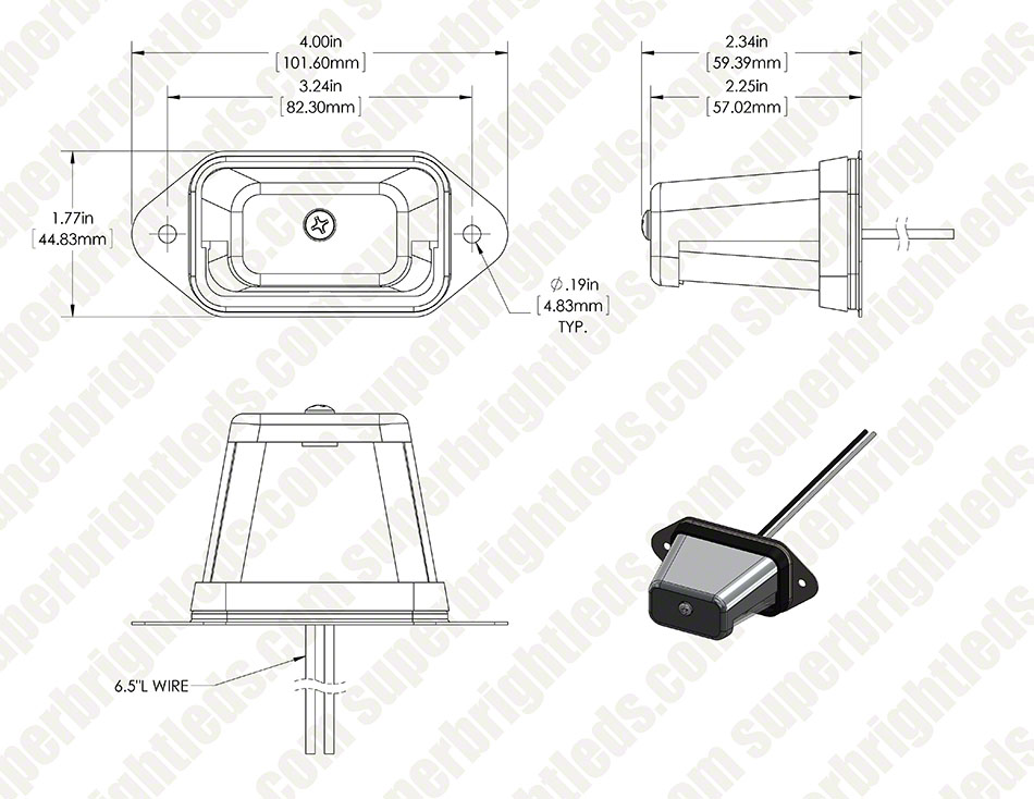 led license plate light for ranch hand bumpr