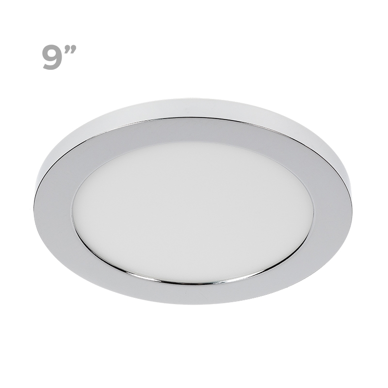 18W Surface Rounded LED Panel Ceiling Cool White Light Lighting 225*225mm UKED
