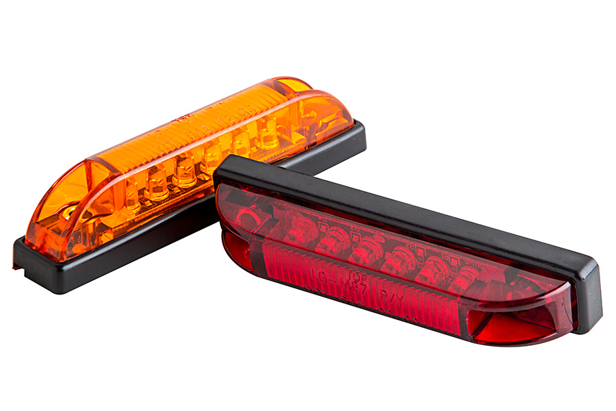 flexzon 12x 12-24V LED red side tail marker lights lamps position truck trailer lorry