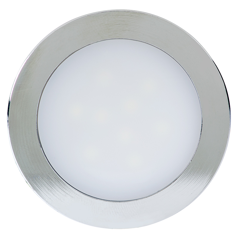 Mini Recessed LED Light Fixture With Removable Trim 5 Watt Equivalent   Mini Recessed Light Front 