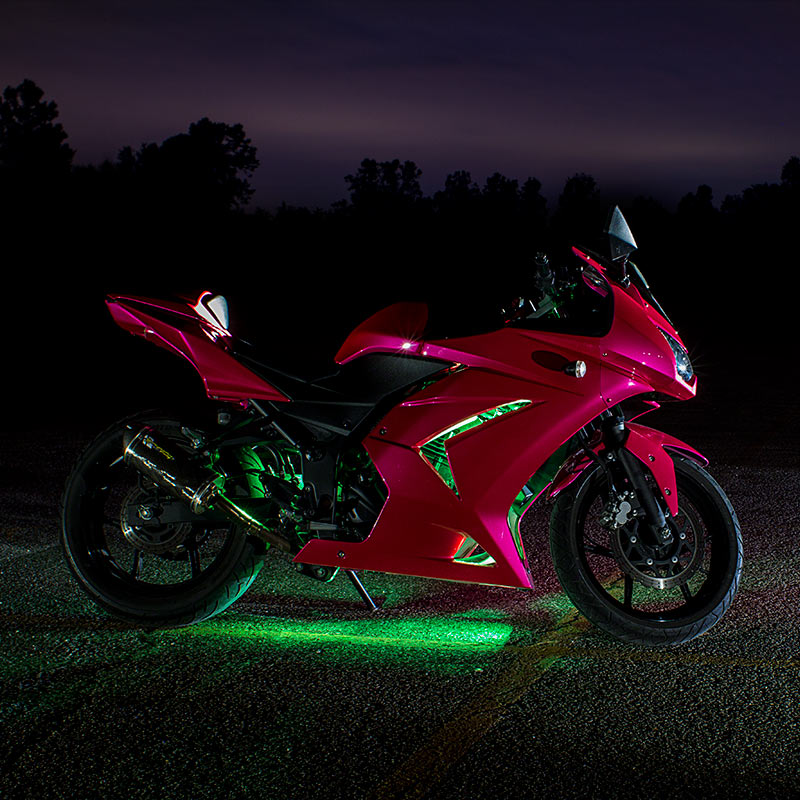 bike with led lights