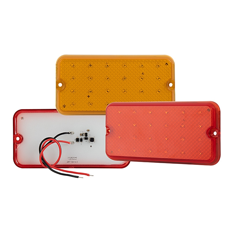 Rectangle LED Truck and Trailer Lights LED Marker Lights Pigtail