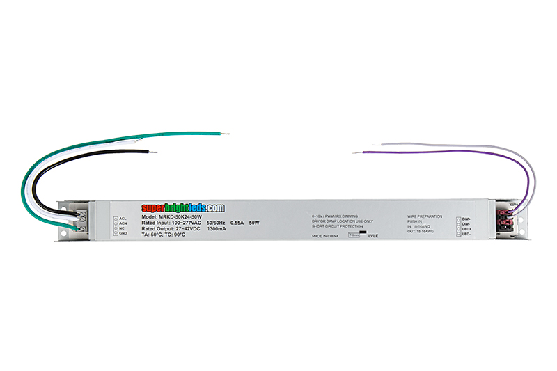 50W LED Strip Kit Three 4ft Pcs and LED Driver 5600 Lumens