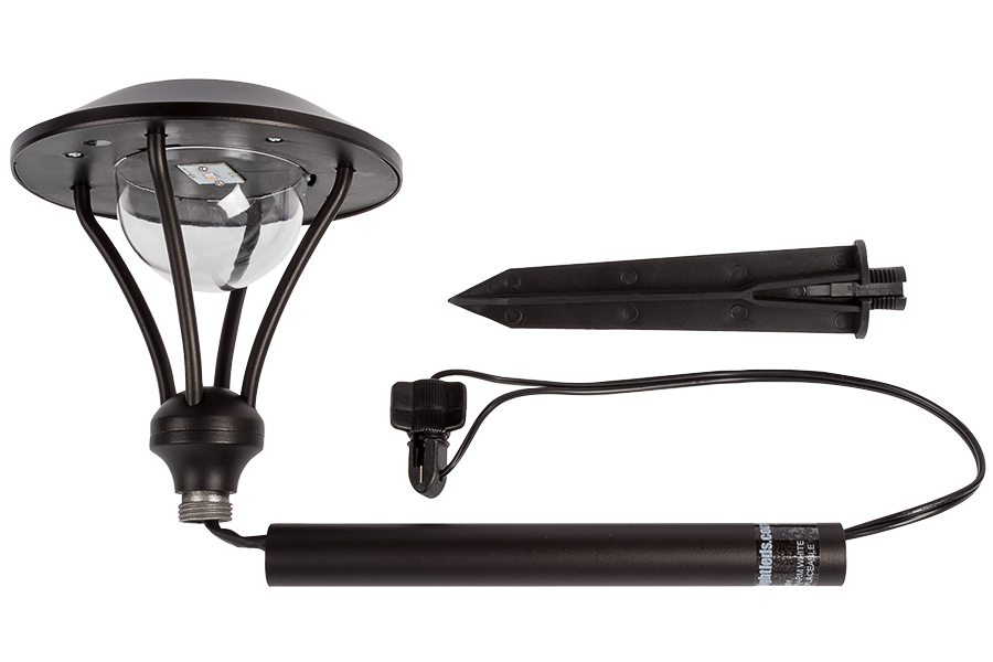 LED Landscape Lighting Kit 6 Mini Post Top Light Path Lights Low