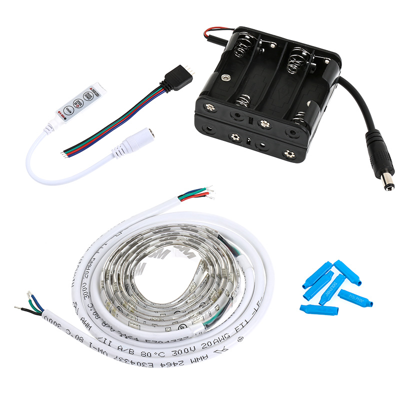 rgb battery powered led strip with charger