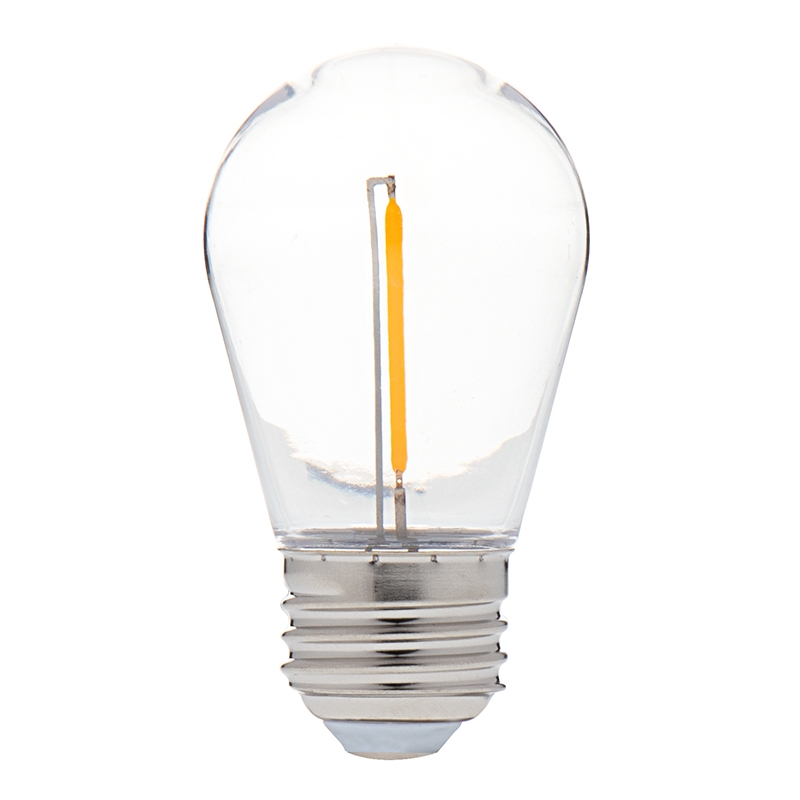 2200K LED S14 Curved Filament Light Bulb 2W Dimmable 