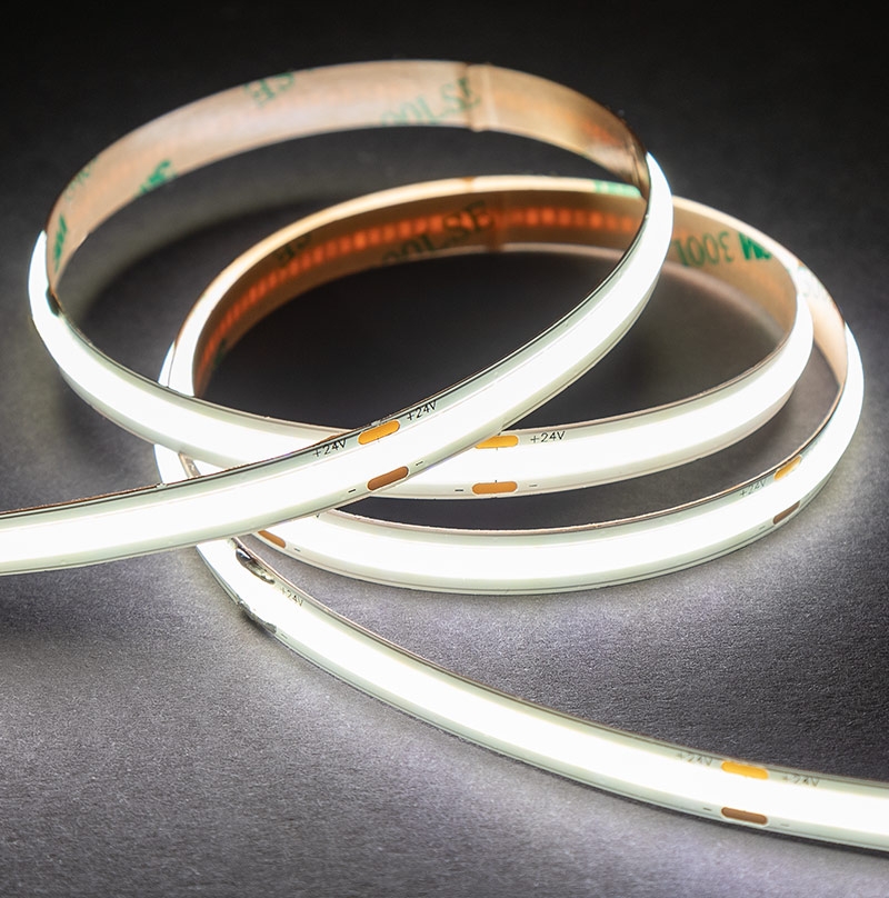 5m White COB LED Strip Light - COB Series LED Tape Light - High CRI ...