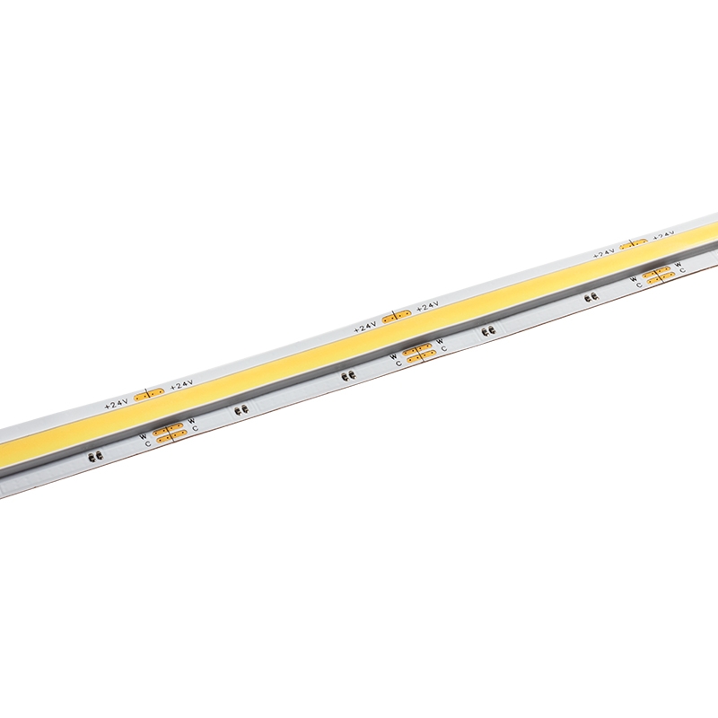 2 Pcs 24cm 24 LEDs Flexible PVC Strip Light Waterproof Yellow 