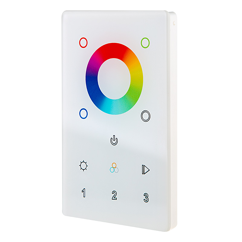 LED Touch Panel Dimmer Controller Wall Switch for Single RGB /W LED Light Strip 