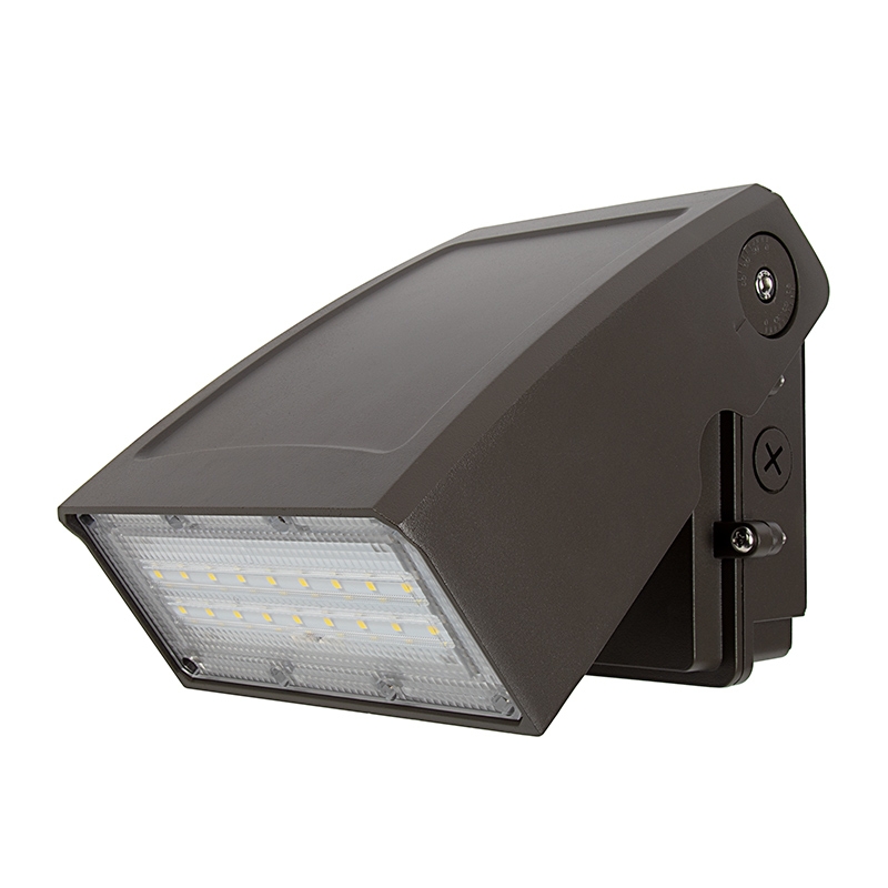 LED Durable Full Cut Off Wall Pack Light Industrial IP65 40W 5000K UL DLC Prem