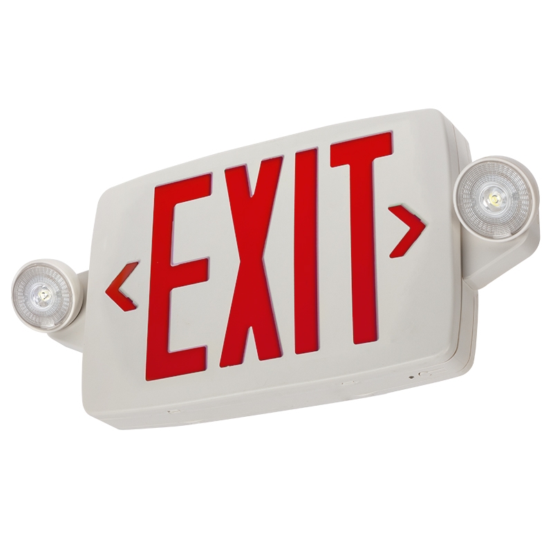 Details about   FULL LED EXIT EMERGENCY COMBO SIGN with Battery Backup