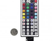 RGB LED Controller with Wireless IR Remote - Dynamic Color-Changing ...